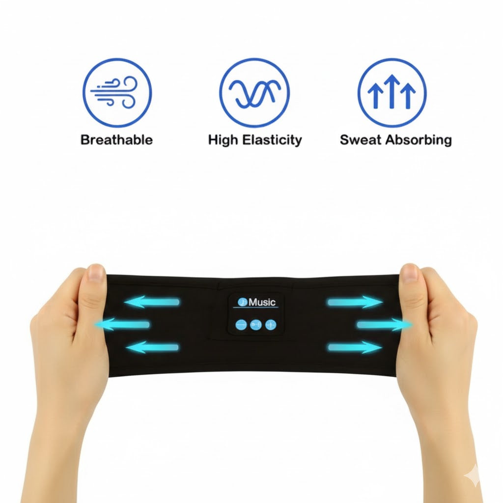 Nublix™ - Diadema Inteligente para Dormir y Entrenar