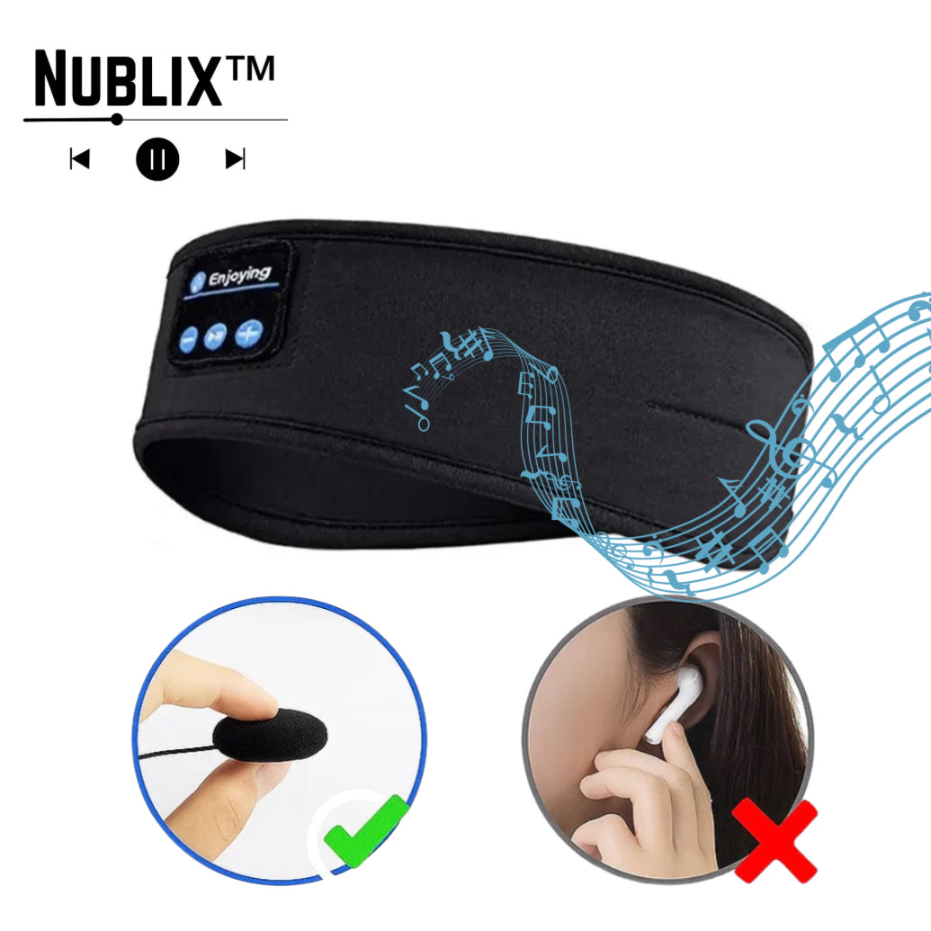 Nublix™ - Diadema Inteligente para Dormir y Entrenar