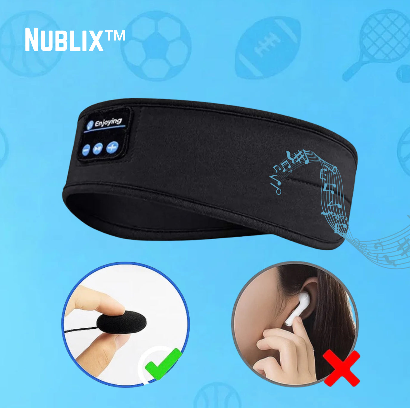 Nublix™ - Diadema Inteligente para Deportistas