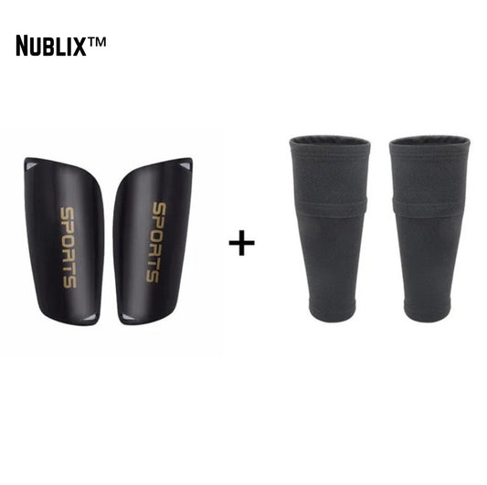 NUBLIX SHIELD PRO™
Espinilleras + Mangas de Sujeción Profesional
